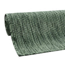 Solid Outdoor Rug for Patio or Balcony weatherproof in Mottled Dark Green