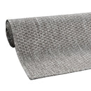 Solid Outdoor Rug for Patio or Balcony weatherproof in Mottled Grey