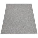 Solid Outdoor Rug for Patio or Balcony weatherproof in Mottled Grey