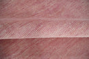 Solid Pink 8x10 Modern Contemporary Hand knotted wool Area Rug by The Rug Decor