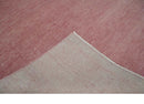Solid Pink 8x10 Modern Contemporary Hand knotted wool Area Rug by The Rug Decor