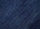 Solid Plane Navy Blue Hand knotted Modern 8x10 wool Area Rug