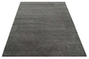 Charcoal Premium Wool Gabbeh Area Rug - Hand Tufted Contemporary by The Rug Decor