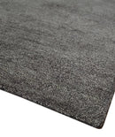 Charcoal Premium Wool Gabbeh Area Rug - Hand Tufted Contemporary by The Rug Decor