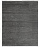 Charcoal Premium Wool Gabbeh Area Rug - Hand Tufted Contemporary by The Rug Decor