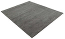 Solid Charcoal Woolen Hand Tufted 8x10 wool area Rug by The Rug Decor
