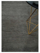 Solid Charcoal Woolen Hand Tufted 8x10 wool area Rug by The Rug Decor