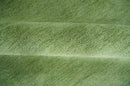 Custom Made solid Green Woolen Hand Tufted contemporary area Rug