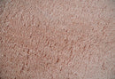 Solid Plush and Soft 3x5, 4x6 and 5x7 Hand Woven Shag Peach Area Rug | SHAG11