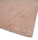 Solid Plush and Soft 3x5, 4x6 and 5x7 Hand Woven Shag Peach Area Rug | SHAG11