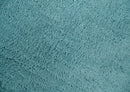 Solid Plush and Soft 3x5, 4x6 and 5x7 Hand Woven Shag Teal Area Rug