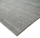 Solid Shaded Gray Shaded Scandinavian 5x7 Blended Wool Flatwoven Area Rug | HL33