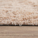 Solid Shag Rug Silky Soft & Fluffy In Beige