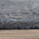Solid Shag Rug Silky Soft & Fluffy In Grey