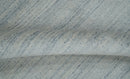 Solid Silver and White Scandinavian 5x7 Blended Wool Flatwoven Area Rug | HL22