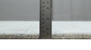 Solid Silver and White Scandinavian 5x7 Blended Wool Flatwoven Area Rug | HL22