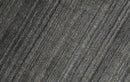 Solid Silver and Charcoal Shaded Scandinavian 5x7 Blended Wool Flatwoven Area Rug | HL23