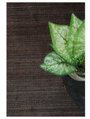 Tan Blended Wool Flatwoven Area Rug 5x7 - Scandinavian Design Perfect for Dining