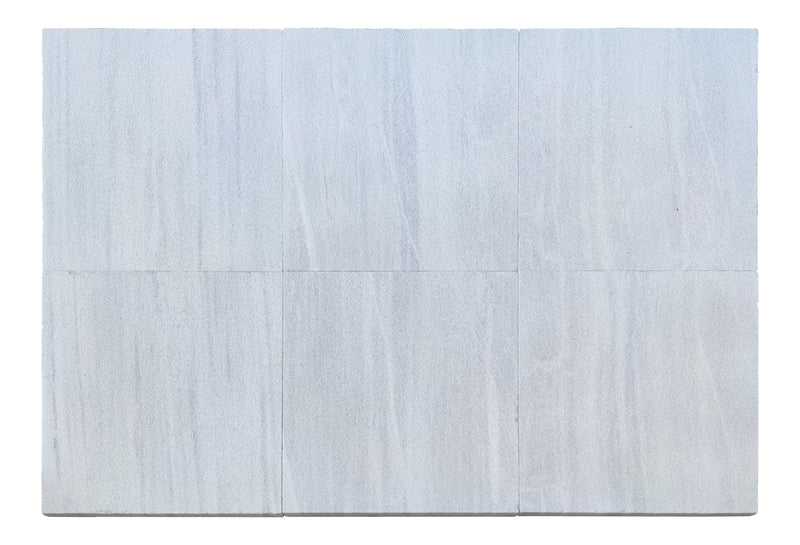 Solto White Tumbled Marble Pavers 16"x24"-24"x24"