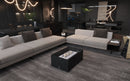 Black Marble Coffee Table with Built-in Fireplace by MEG Custom Marble By Ziynet A. LLC