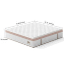 King Size Firm Hybrid Mattress with Gel Memory Foam