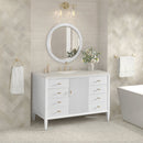 James Martin Myrrin 48" Single Bathroom Vanity, Bright White