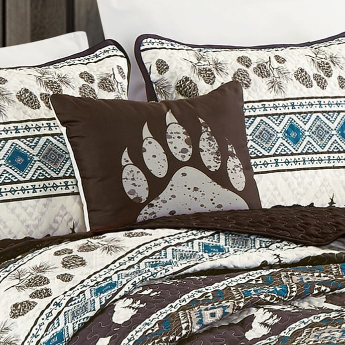 Southwestern Big Bear Aztec Quilt Coverlet