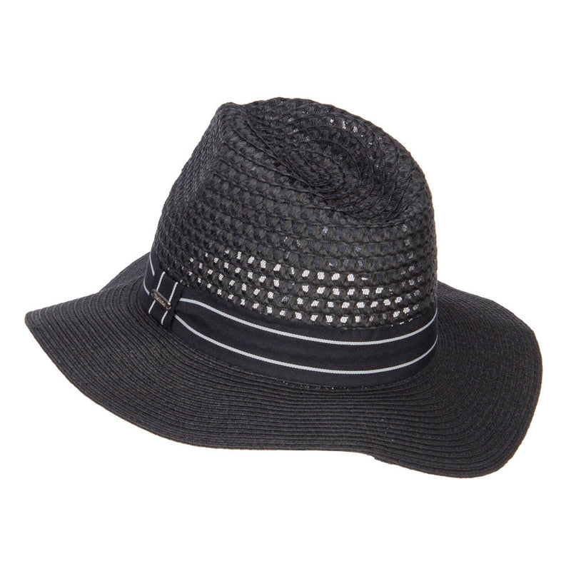 Striped Band Paper Panama Hat