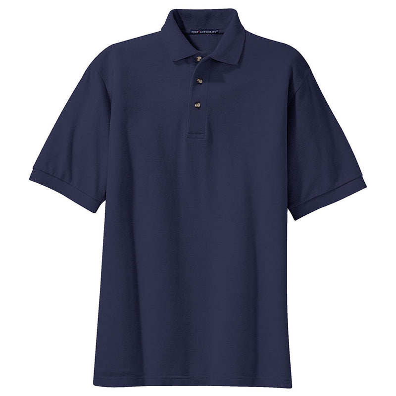 Men's Big Size Port Authority Heavyweight Cotton Pique Polo T-Shirt