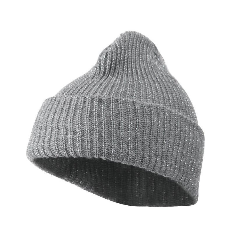 Sparkle Knitted Cuff Beanie
