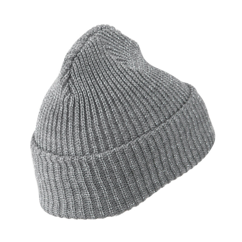Sparkle Knitted Cuff Beanie