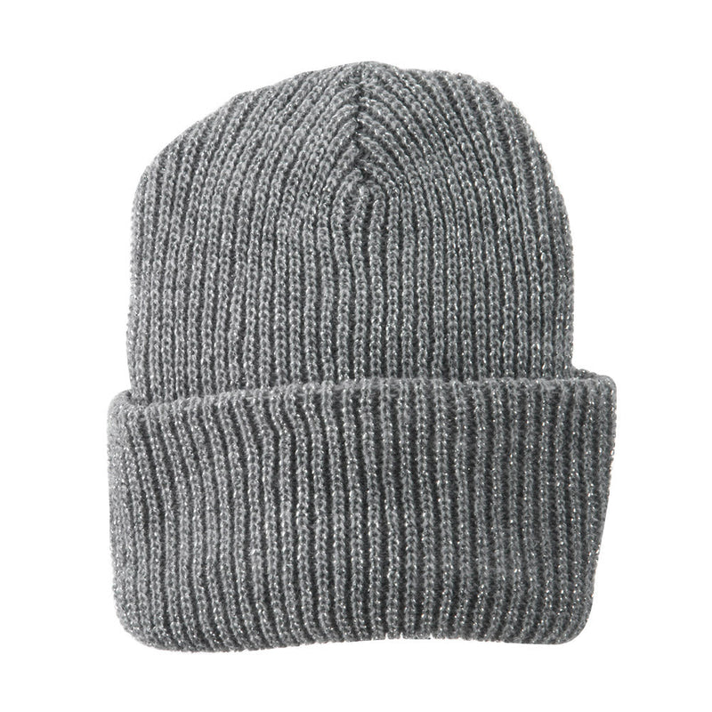 Sparkle Knitted Cuff Beanie