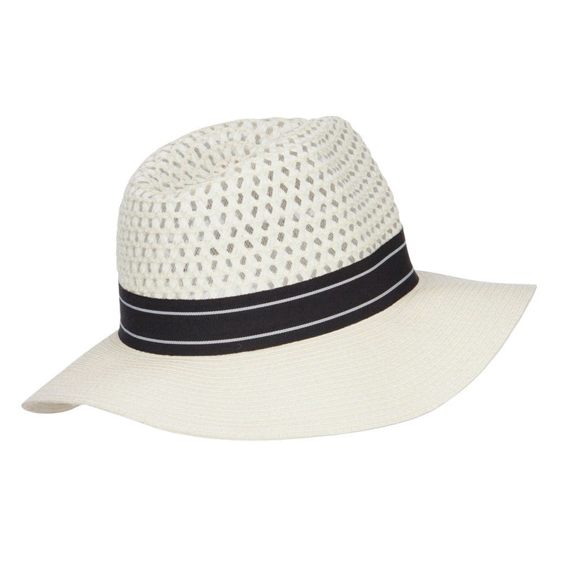 Striped Band Paper Panama Hat