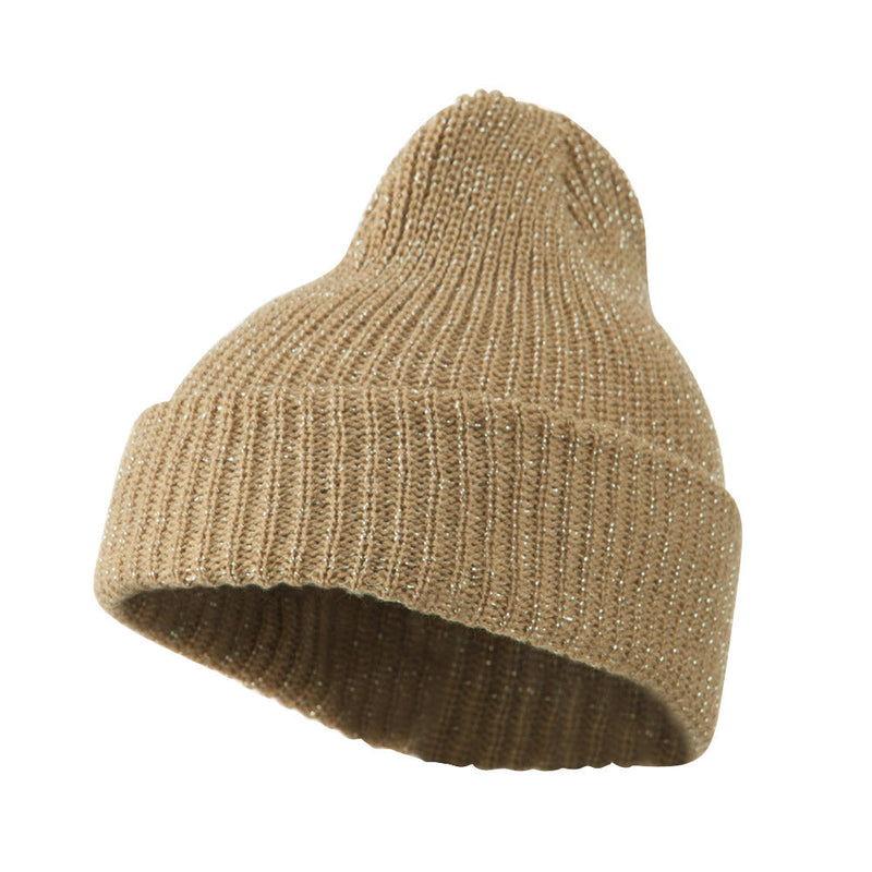 Sparkle Knitted Cuff Beanie