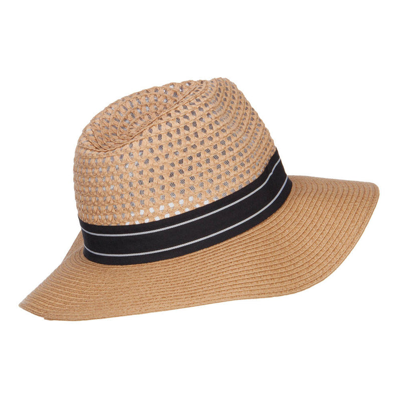 Striped Band Paper Panama Hat
