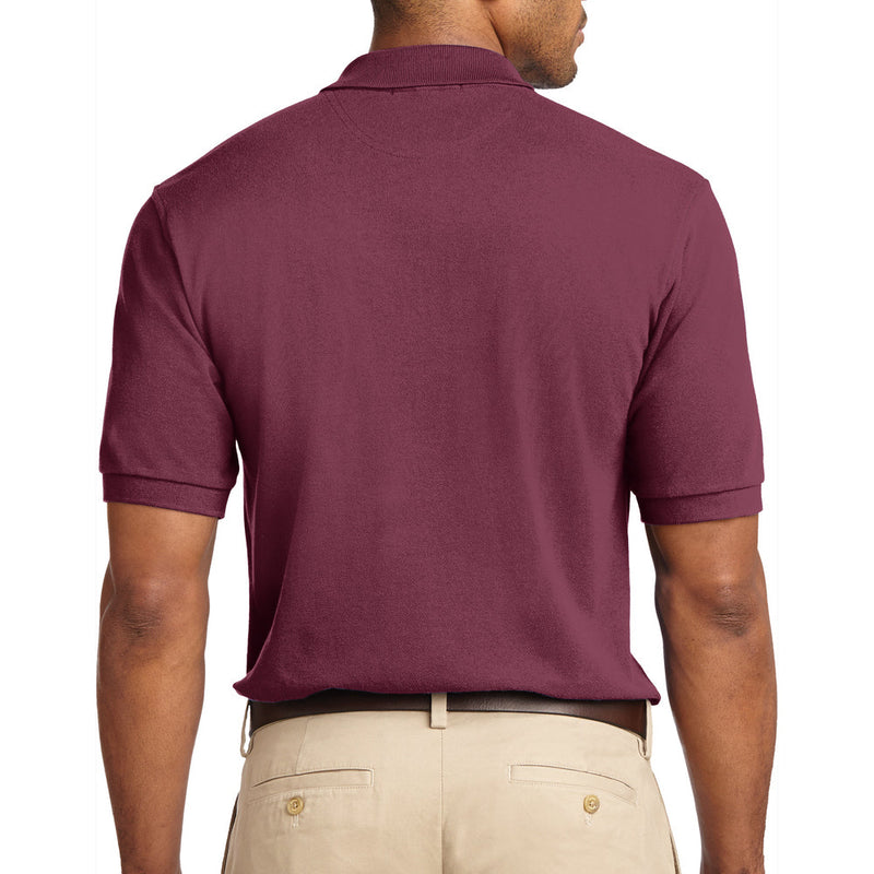 Men's Big Size Port Authority Heavyweight Cotton Pique Polo T-Shirt
