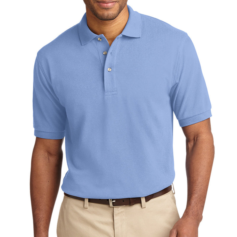 Men's Big Size Port Authority Heavyweight Cotton Pique Polo T-Shirt