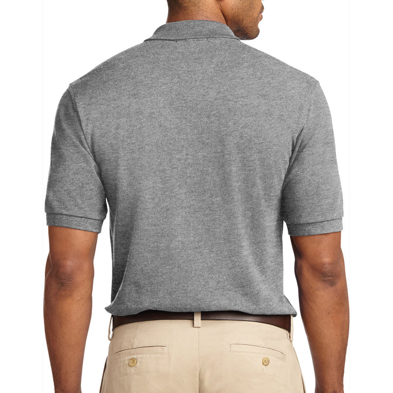 Men's Big Size Port Authority Heavyweight Cotton Pique Polo T-Shirt