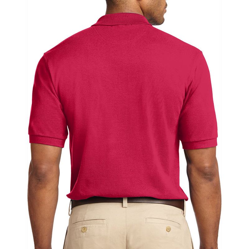 Men's Big Size Port Authority Heavyweight Cotton Pique Polo T-Shirt