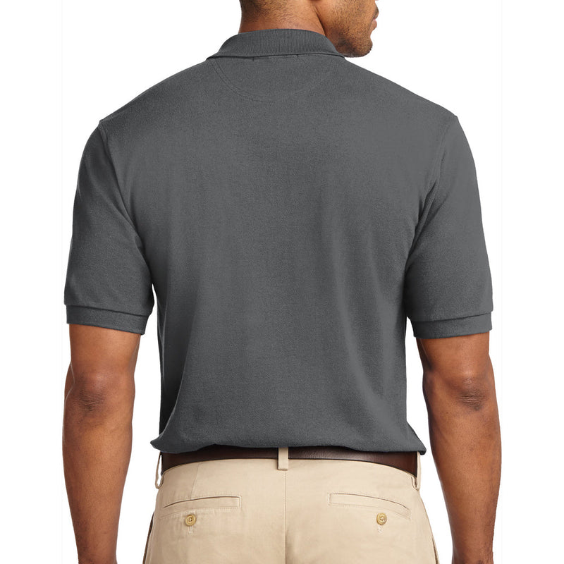 Men's Big Size Port Authority Heavyweight Cotton Pique Polo T-Shirt