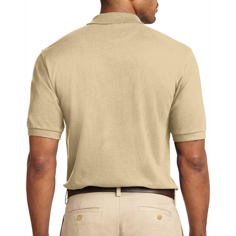 Men's Big Size Port Authority Heavyweight Cotton Pique Polo T-Shirt