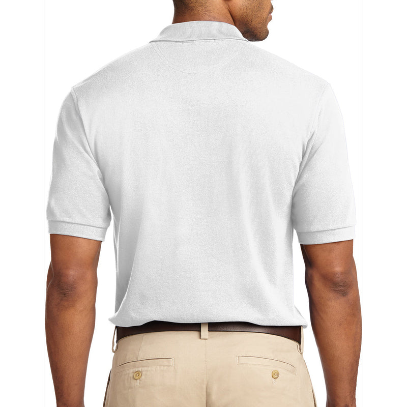 Men's Big Size Port Authority Heavyweight Cotton Pique Polo T-Shirt