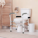 Steel Safety Toilet Rail with Created Fixable Clamp by LJGDeals
