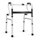 One-Button Folding Aluminum Walking Frame Walker by LJGDeals
