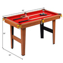 48 Inch Mini Table Top Pool Table Game Billiard Set by LJGDeals