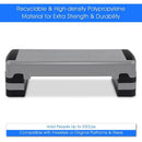 35 Inch Aerobic Cardio Adjustable Exercise Stepper with Risers by LJGDeals