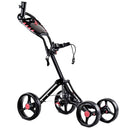 4 Wheel Folding Golf Pull Push Cart Trolley by LJGDeals