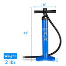 Double Action Manual inflation SUP Hand Pump with Gauge by LJGDeals