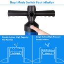 Double Action Manual inflation SUP Hand Pump with Gauge by LJGDeals