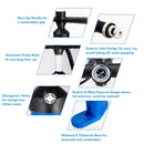 Double Action Manual inflation SUP Hand Pump with Gauge by LJGDeals